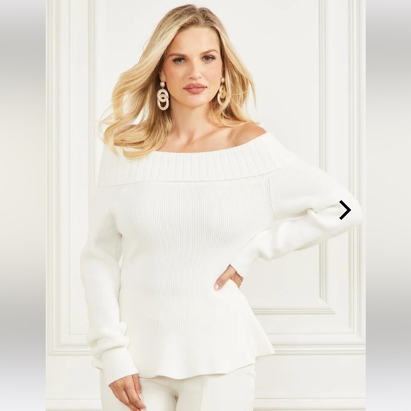 Marciano White Sweater - Size M - Picture 4 of 10